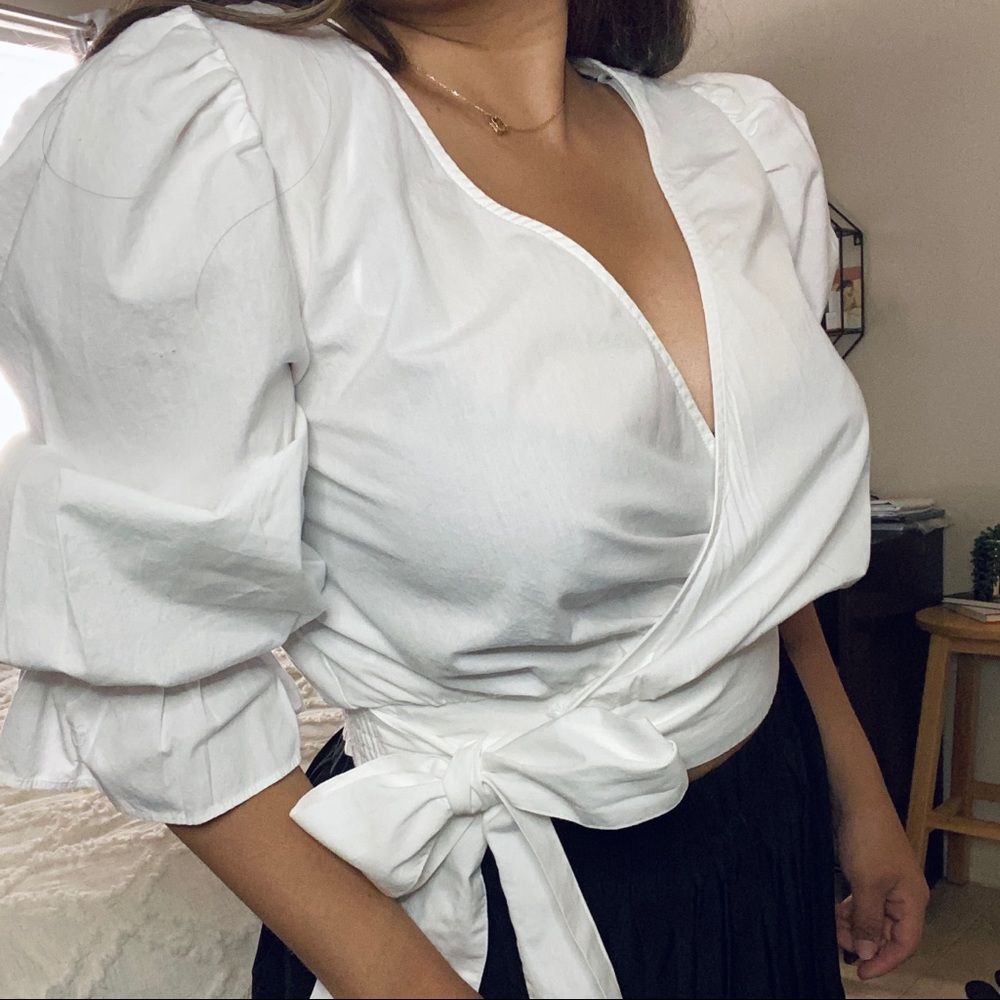 H&M White Blouse